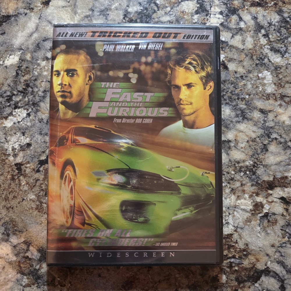 The Fast and the Furious DVD Tricked Out Edition Paul Walker New Sealed